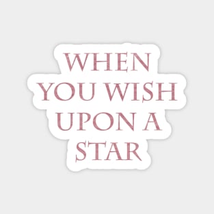 Wish Upon a Star Rose Gold Sticker